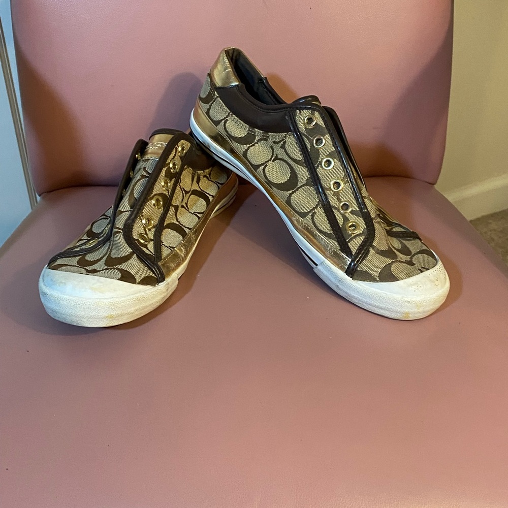 Coach Felix Monogram Brown Canvas Sneaker